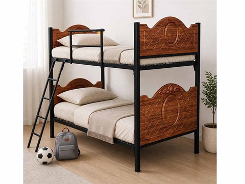 تخت دو طبقه فلزی خوابگاهی ساناز D1451